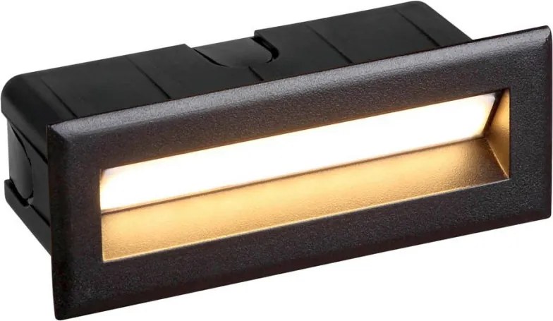 ITALUX ONFL-0352-3K ERBA Kültéri Falba Építhető Lámpa Fekete LED
