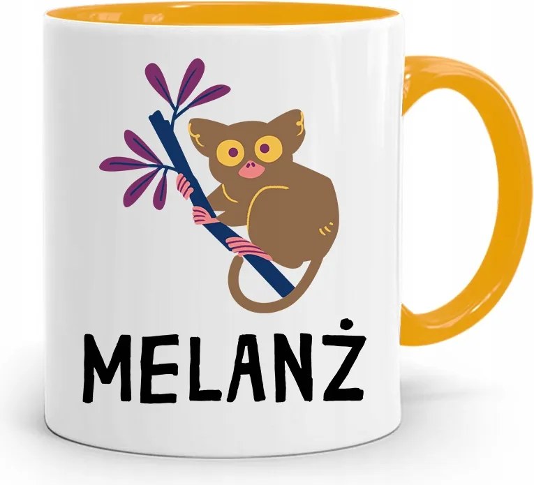 Bögre Sárga Vicces Melange Ajándék fényképes nyomtatással