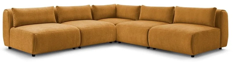 Mustársárga sarokkanapé (variálható) Jeanne – Bobochic Paris