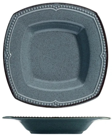 24 részes kék porcelán étkészlet