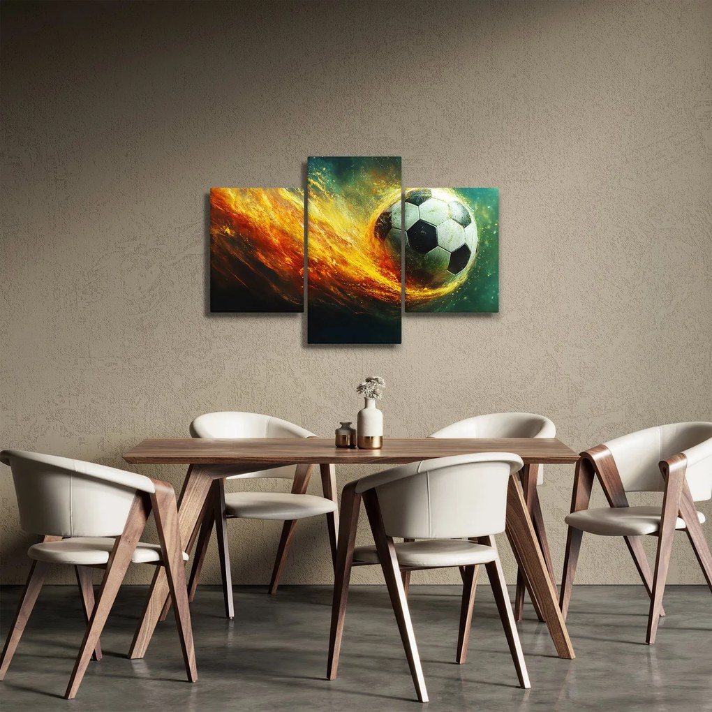 Kép - Focilabda repülés közben (90x60 cm)