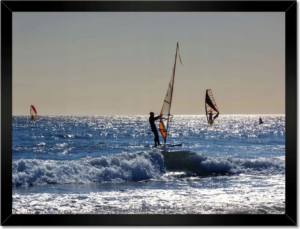 Poszterek keretben 40x30 Szörfözés Atlanti-óceán Víz
