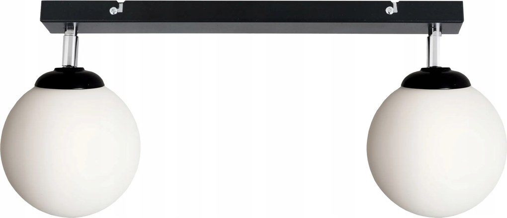 Függőlámpa Plafon Mennyezeti Csillár Loft Üveg Lámpabúra Gömb 2 Led E27