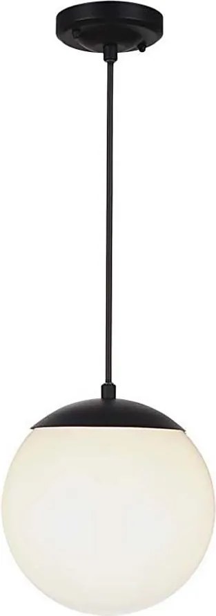Kültéri függőlámpa kábellel 1xE27/60W/230V át mérő 20 cm IP44 fekete