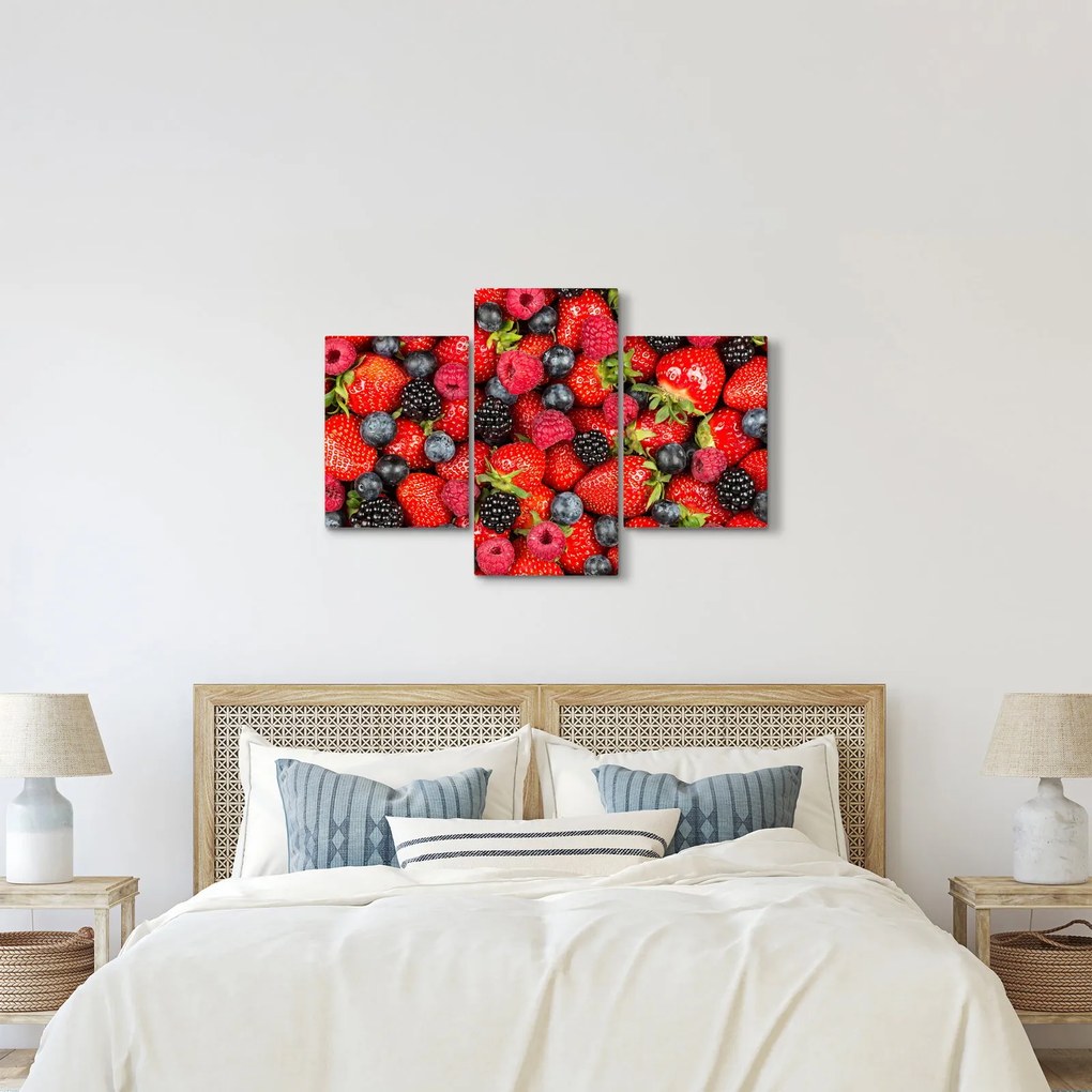 Kép - gyümölcs rakomány (90x60 cm)
