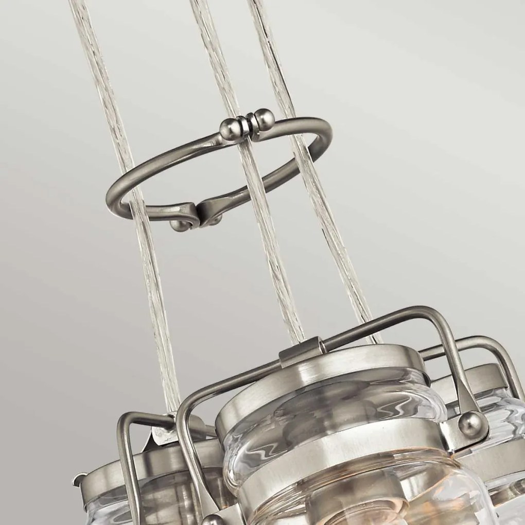 Kichler BRINLEY KL-BRINLEY3-NI Függőlámpa 3x60W/E27