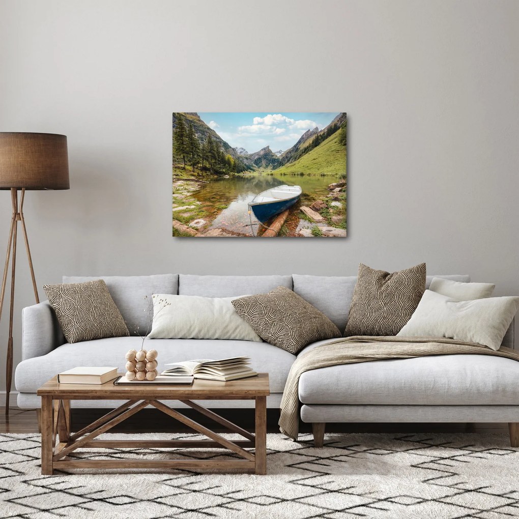 Kép - Seealpsee, svájci tó (70x50 cm)