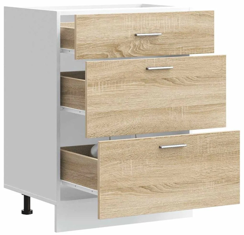 vidaXL “Lyon” konyhai alapszekrény Sonoma Oak Engineered Wood