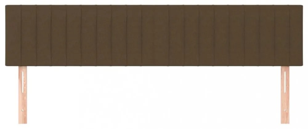 2 db sötétbarna szövet fejtámla 80 x 5 x 78/88 cm