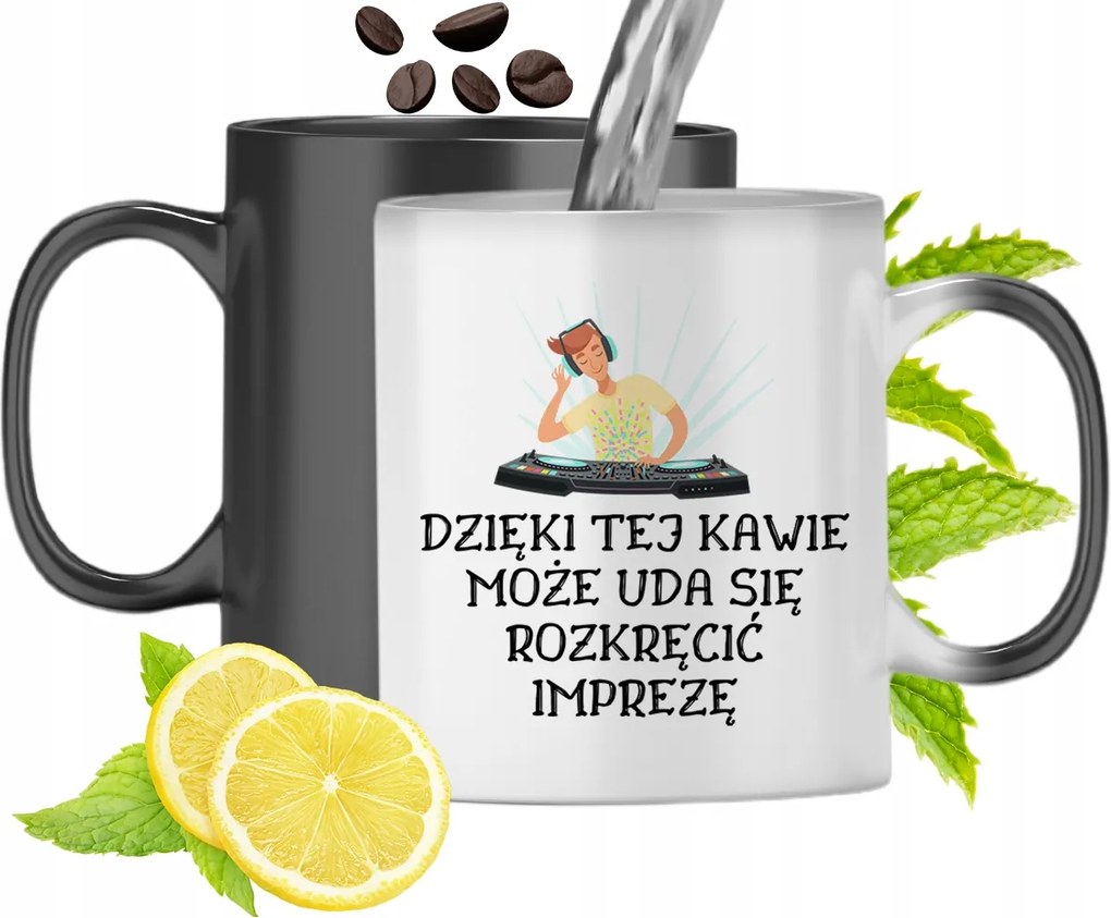 Mágikus Bögre Dj-nek Színváltós, fényképes nyomtatással