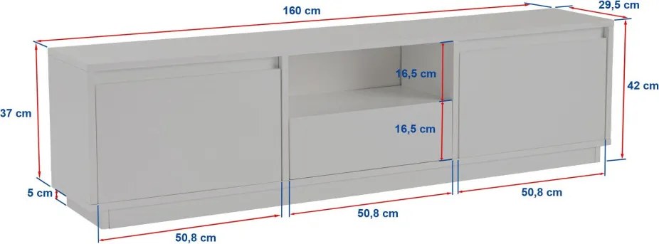 Vanguard - atlanti fenyő v2 TV-állvány