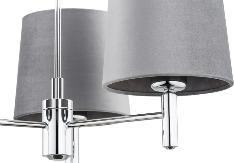 ARGON 6114 BOLZANO Modern Csillár Fehér, Króm E27 IP20