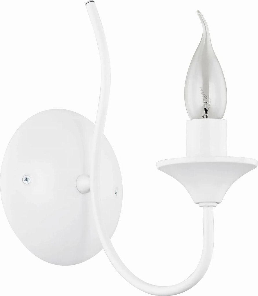 Fali lámpa Alfa Unity White E27 60W fehér fém Lámpák