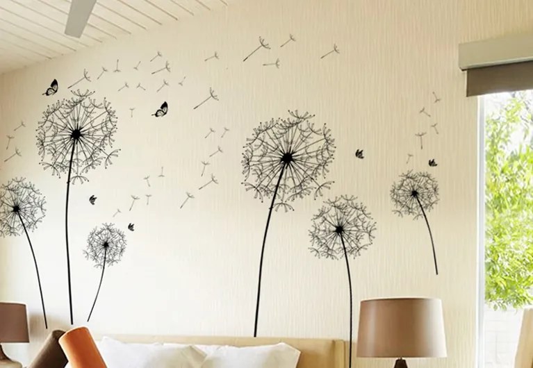 PIPPER | Falmatrica"Gyermekláncfű 2" 132x135 cm