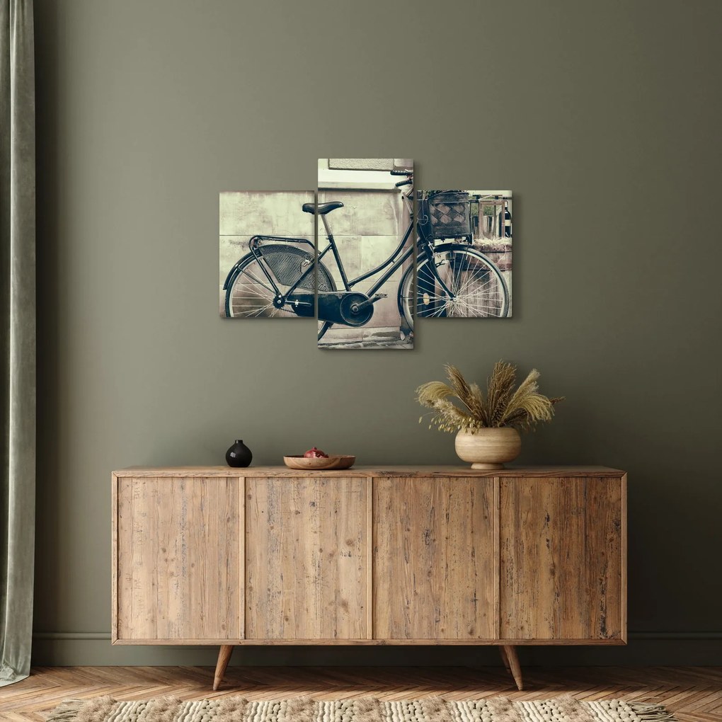 Kép - Vintage kör virágokkal (90x60 cm)