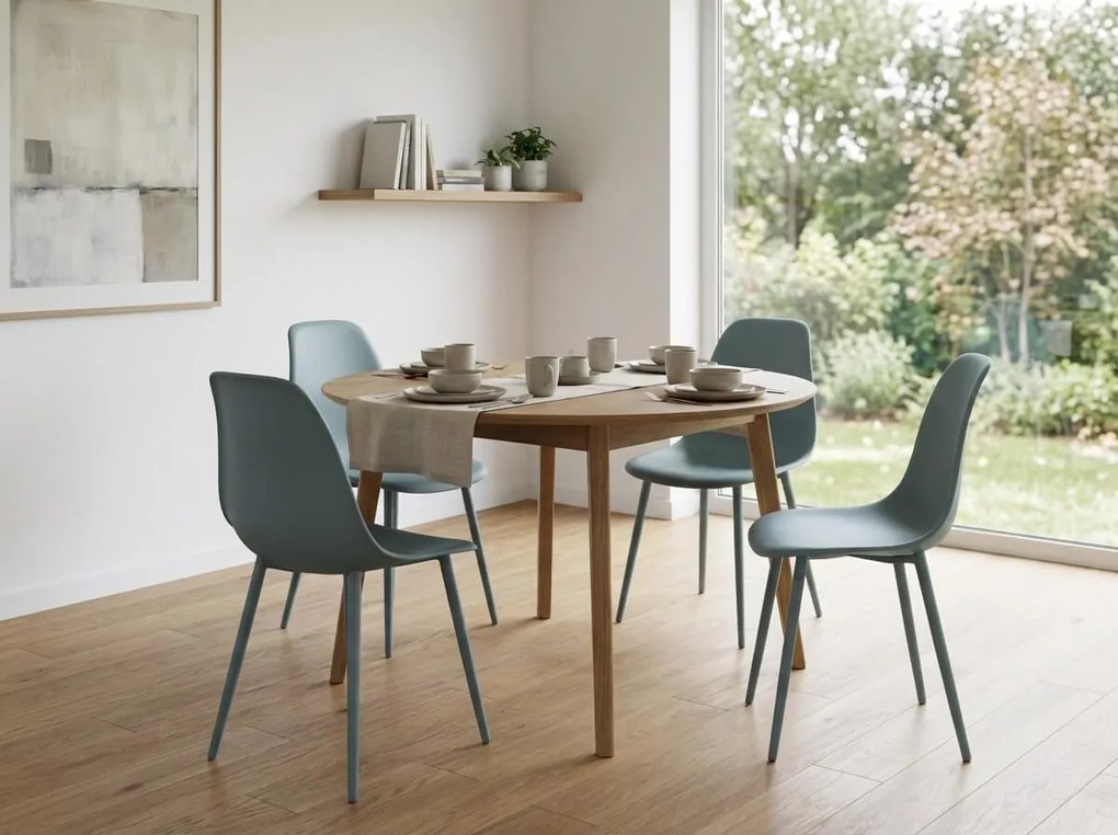 Étkezőszék OSAKA műanyag, petrol színű