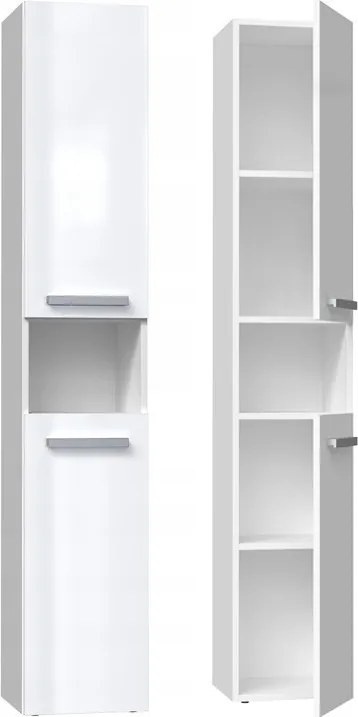 Nel I fürdőszoba szekrény, fényes fehér