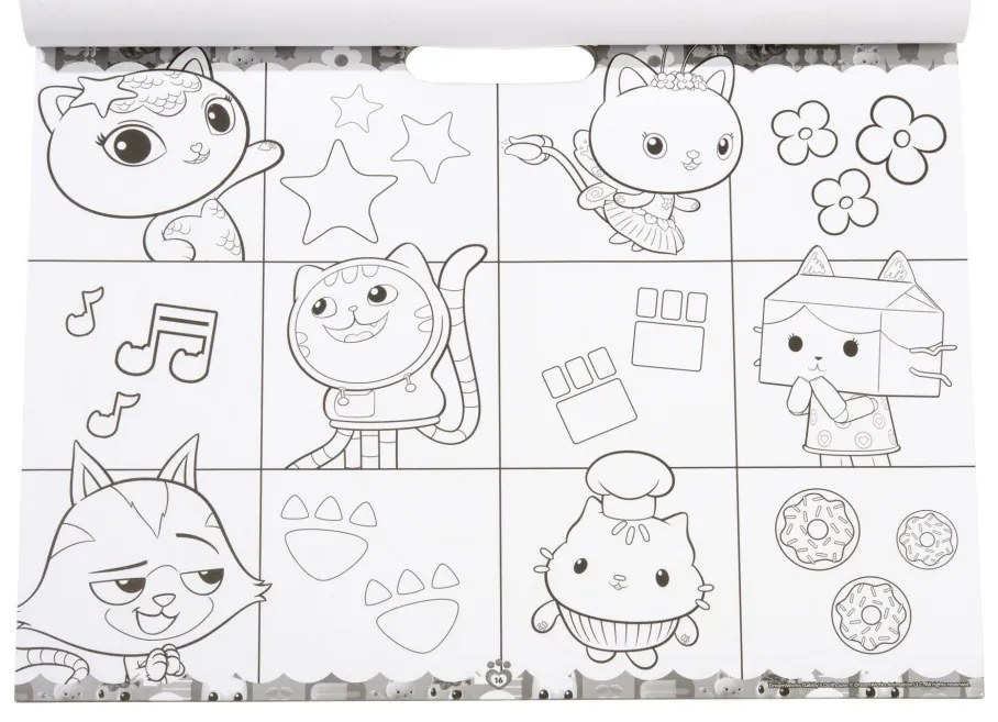 Gabi babaháza Cats színező és activity szett