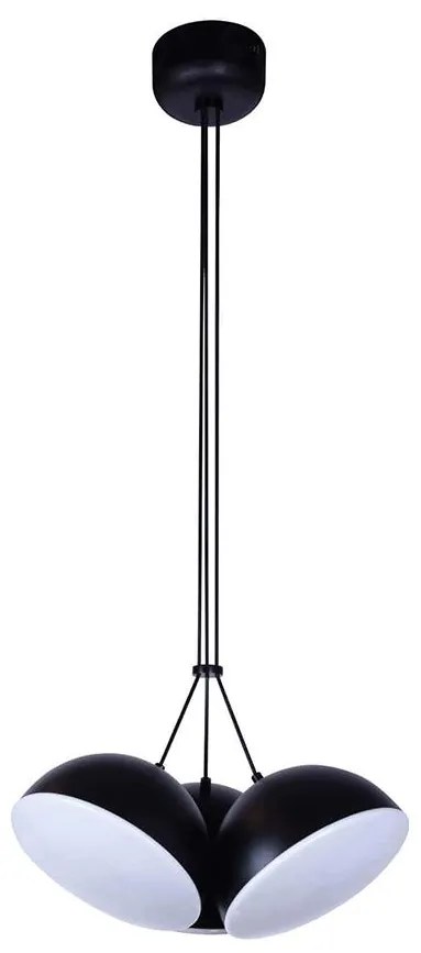 Klausen 143000 - LED Csillár zsinóron CROWD 3xLED/20W/230V fekete