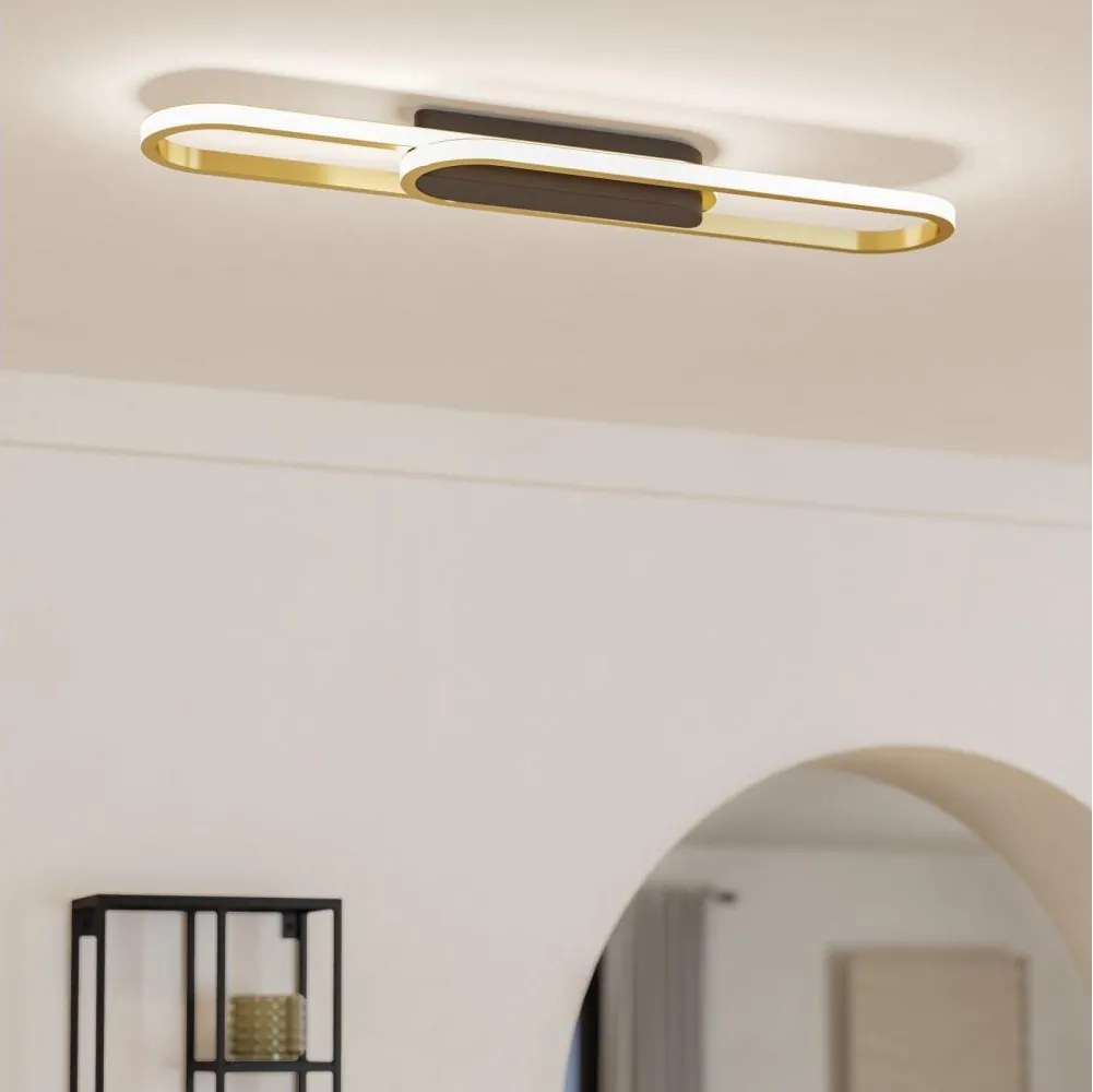 Eglo 902159 - LED mennyezeti lámpa CONIVARENA LED/20W/230V 2700/4000/6500K aranyszínű