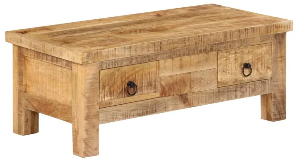 tömör mangófa dohányzóasztal 90 x 45 x 35 cm