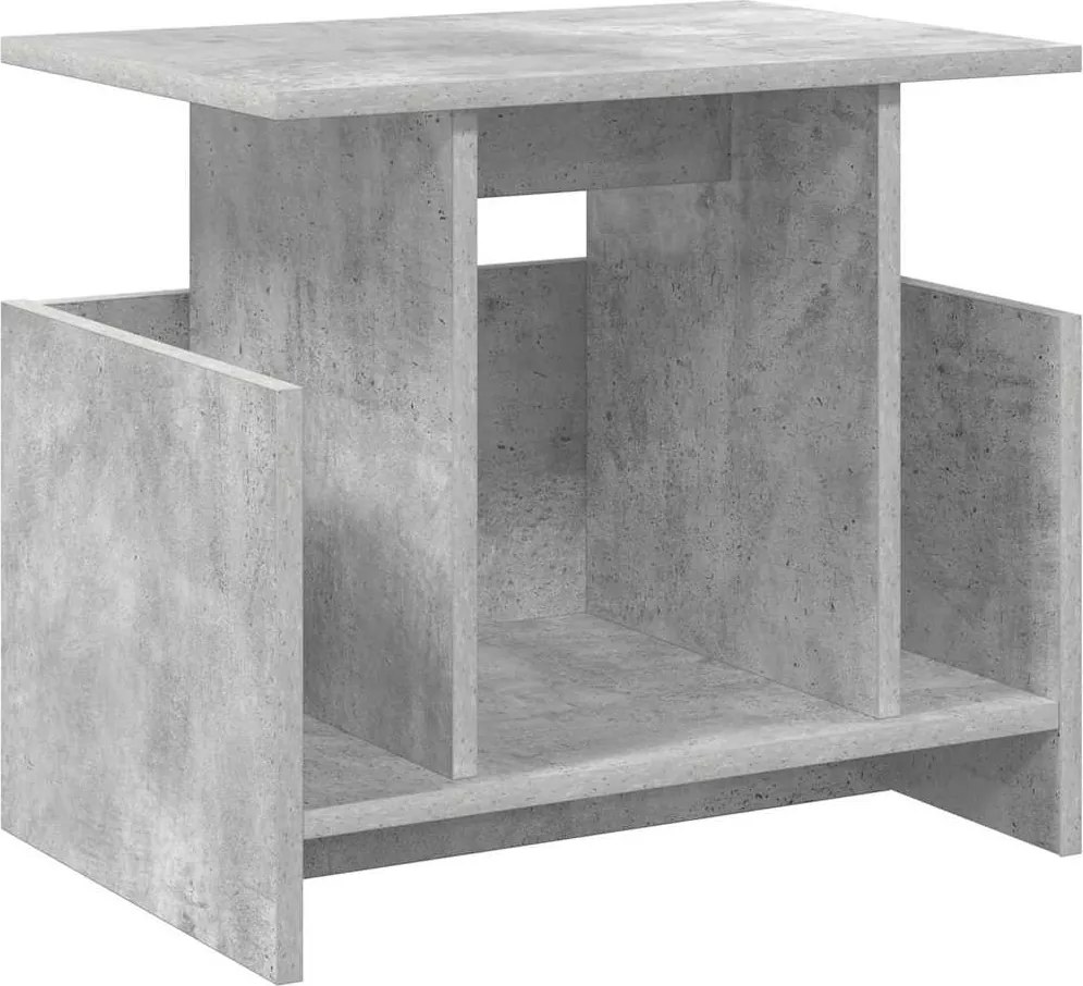 vidaXL TV állvány Beton Szürke 50 x 35 x 45 cm Faanyag