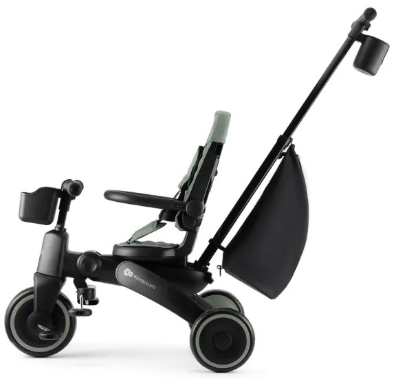 KINDERKRAFT - JAZZ 2 4 az 1-ben gyerek tricikli, zöld