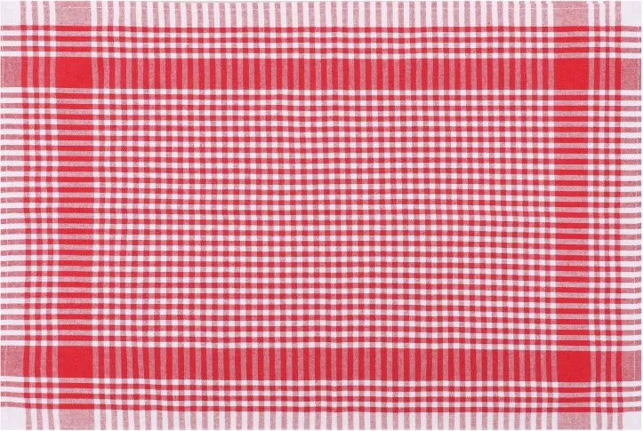 Pötikareli 10 részes pamut kéztörlő szett 45 × 65 cm, piros
