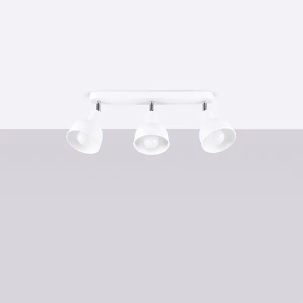 Sollux SL.1315 - Spotlámpa ELBA 3xE27/15W/230V fehér