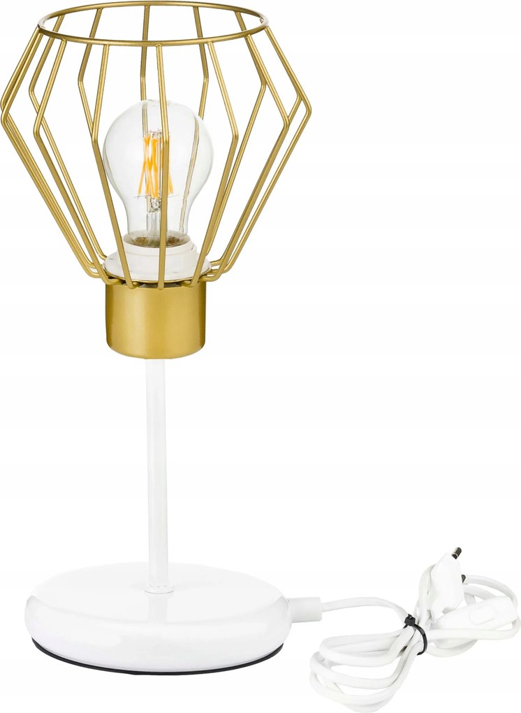 Éjjeli lámpa Loft asztali lámpa led E27 arany