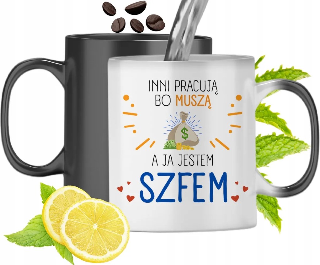 Mágikus Bögre Főnöknek Színváltós, fényképes nyomattal