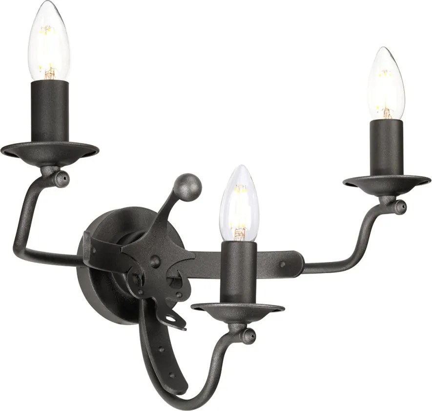 Elstead Lighting WINDSOR WINDSOR-W3-GR Fali lámpa 3x60W/E14