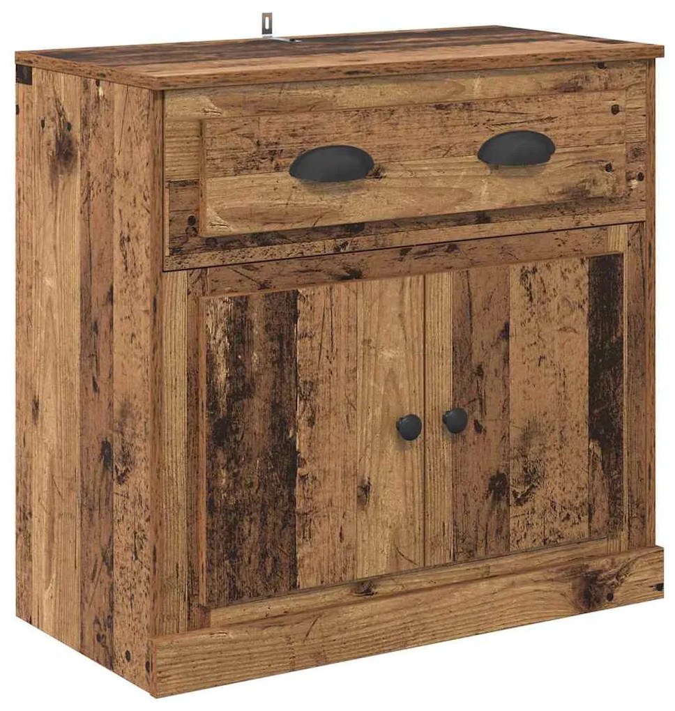 Magasfiú fiókkal Öreg fa 70 x 35,5 x 67,5 cm Faanyag