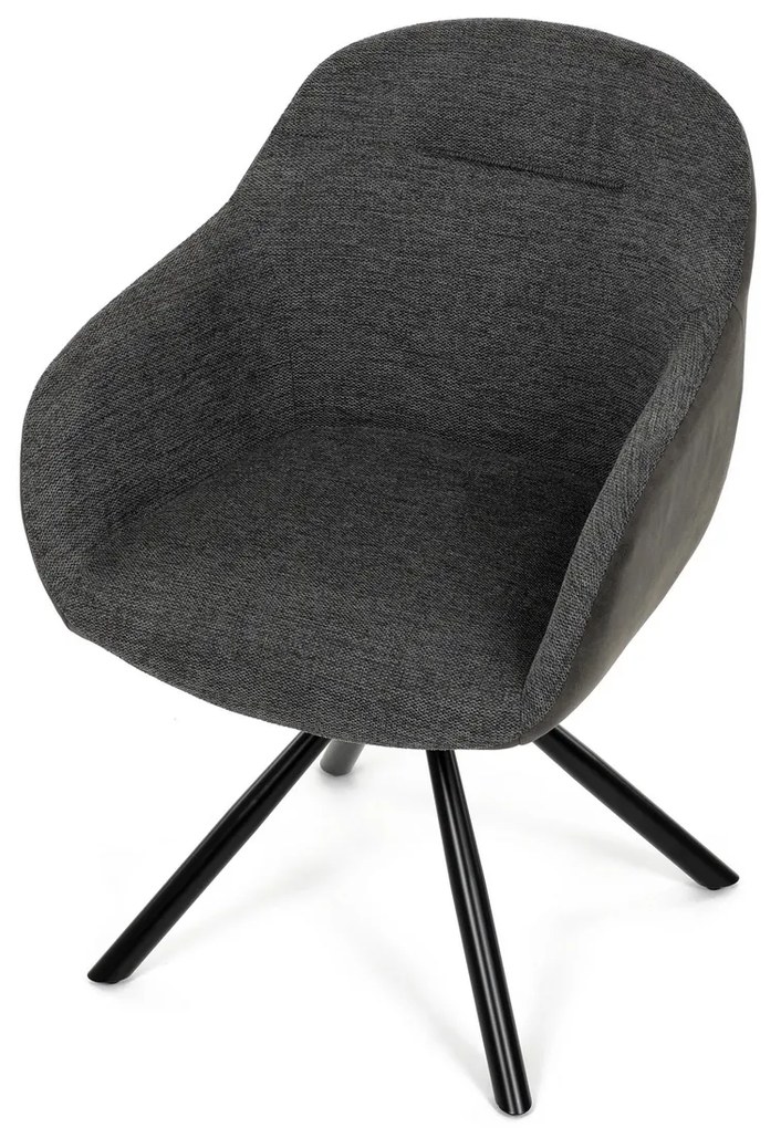 Étkezőszék-készlet visszahúzható mechanizmussalDCH-Y1143 GREY2, 2 db