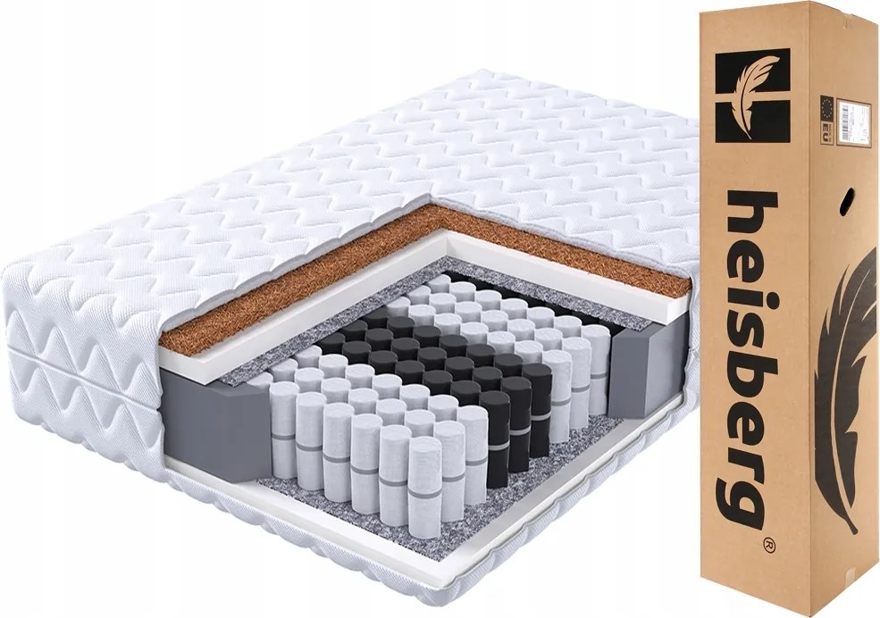 Matrac 140x200 zsebes 7 zónás zsebes House Max kókusz H3 H4 Heisberg