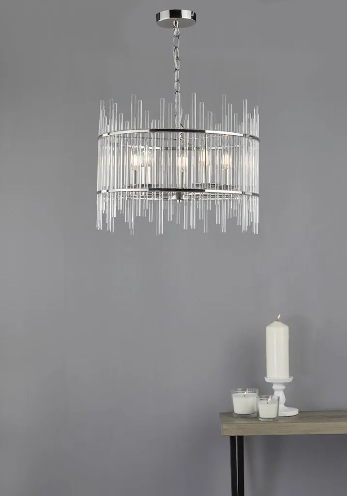 Dar Lighting OLYN OLY0538 Függőlámpa 5x40W/E14