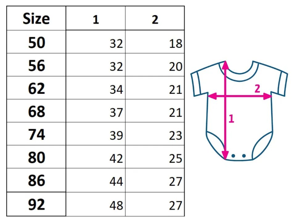 Body  rövid ujj New Baby Classic, vel. 50