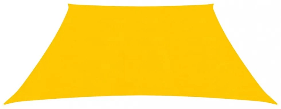 sárga HDPE napvitorla 160 g/m² 3/4 x 2 m