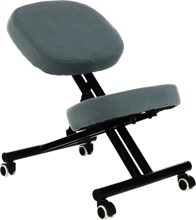Ergonomikus zsámoly, világosszürke/fekete, KILIAN