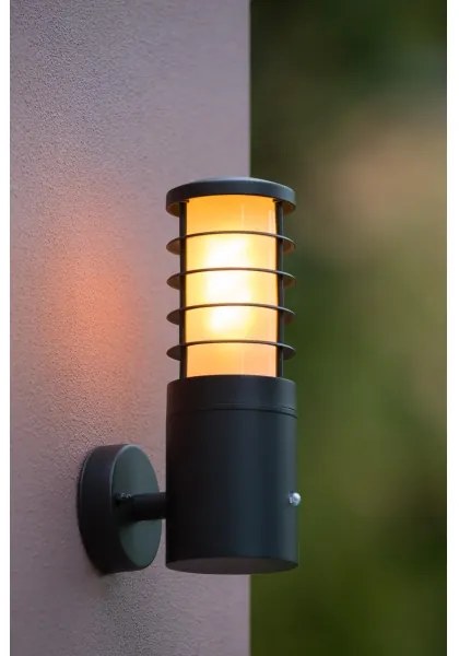 Lucide 14871/01/30 - Kültéri érzékelős lámpa SOLID 1xE27/60W/230V