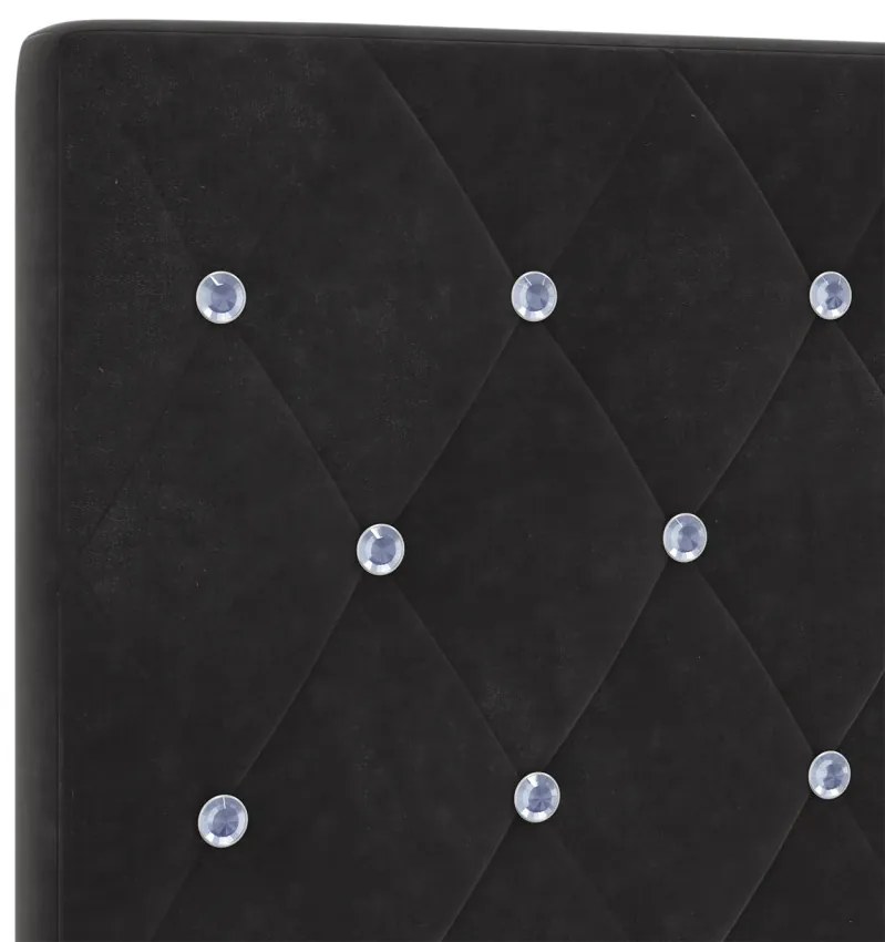 LED Fejtámla LED -es lámpákkal Argyle Fekete 100 cm Bársony