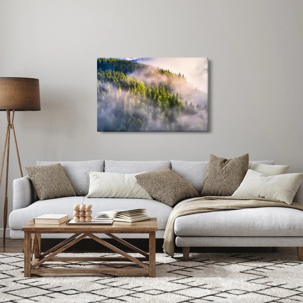 Egy hegyi táj képe (90x60 cm)