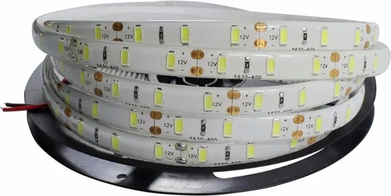 300 Led szalag 5630 Low IP65 Vízálló 1m Hideg Fehér