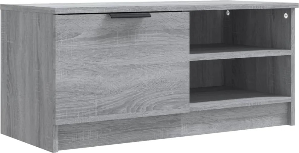 vidaXL szürke sonoma színű szerelt fa TV-szekrény 80 x 35 x 36,5 cm