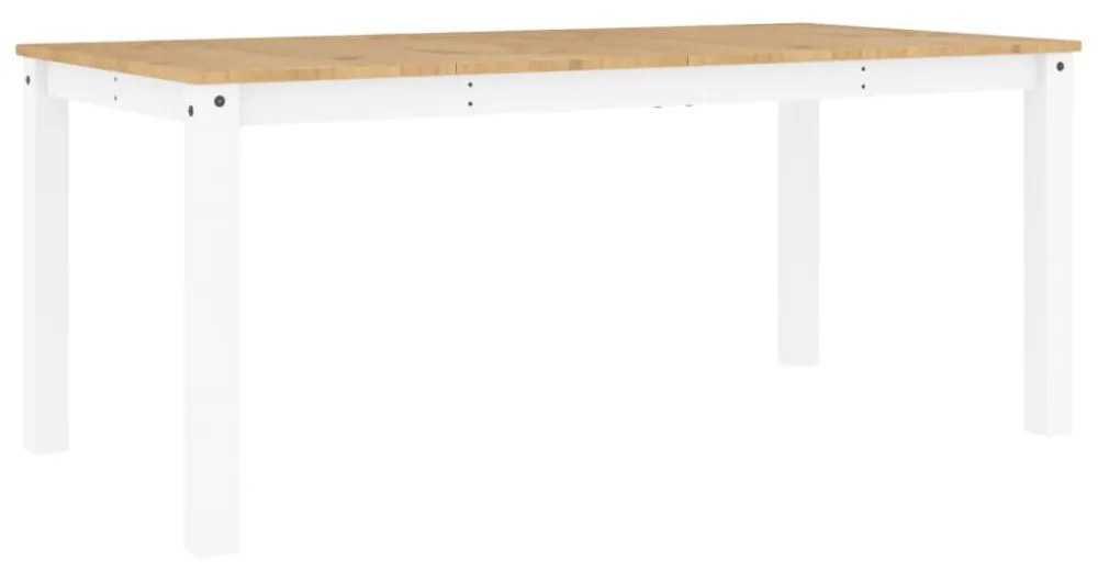 Panama fehér tömör fenyőfa ebédlőasztal 180 x 90 x 75 cm