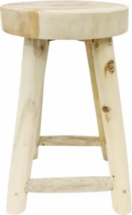 Szék teakfából DIVERO 45 cm