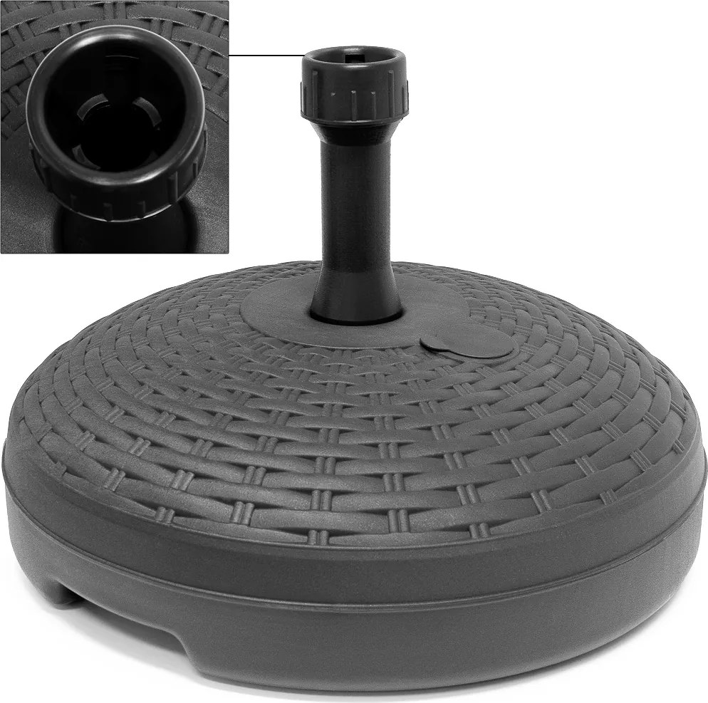 Casaria® Napernyőállvány Ø45cm - antracit