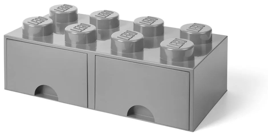 Szürke 2 fiókos tárolódoboz - LEGO®