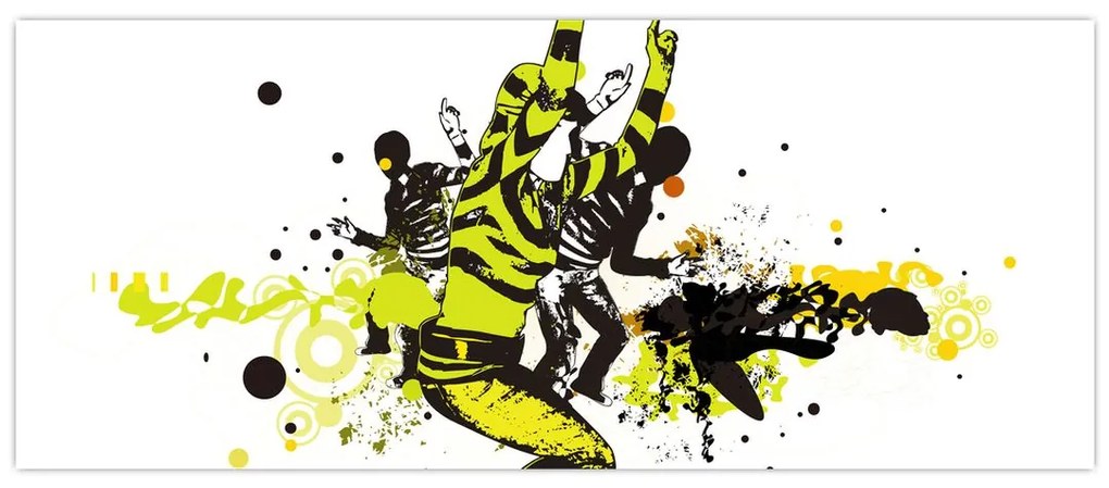 Kép - Street dance (120x50 cm)