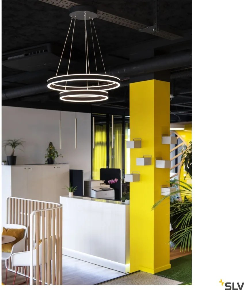 SLV 1004767 ONE Modern Led Függesztett Lámpa Fekete LED IP20